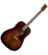 ART&LUTHERIE Americana QIT Bourbon Burst - Guitare Dreadnought électro-acoustique QIT, Finition Bourbon Burst