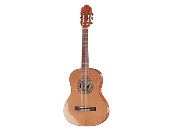 HOFNER Carmencita 504 3/4 - Guitare Classique 3/4 étude, table massive cèdre, Corps et manche Acajou, mécaniques Gold