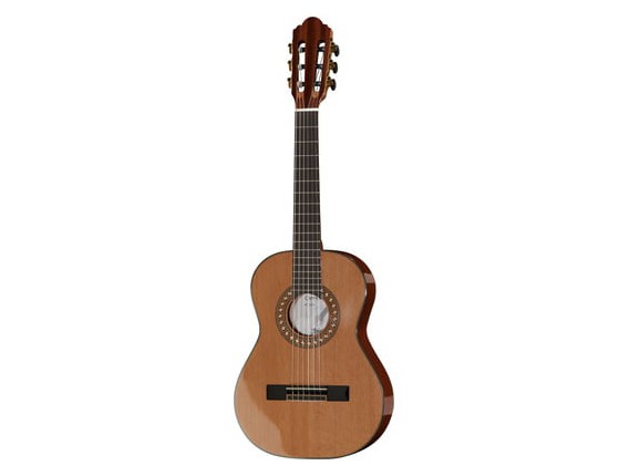 HOFNER Carmencita 504 1/2 - Guitare Classique 1/2 étude, table massive cèdre, Corps et manche Acajou, mécaniques Gold