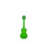 KALA WATERMAN SWF GN - Ukulélé Soprano Polycarbonate, Transparent et fluorescent, Vert (housse fine)