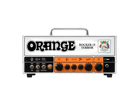 ORANGE Rocker 15 Terror - Tête tout lampes 2 canaux 15 watts (mode 15 / 7,5 / 1 ou 0.5 watts)