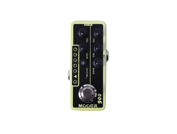 MOOER Micro Préamp - 006 US Classic. Préamp numérique basé sur l'ampli Fender Blues Deluxe