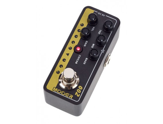 MOOER Micro Préamp - 002 UK Gold 900. Préamp numérique basé sur l'ampli Marshall JCM900