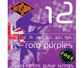 ROTOSOUND R12 PURPLE MEDIUM HEAVY 12-52 ROTOSOUND R12 PURPLE MEDIUM HEAVY 12-52