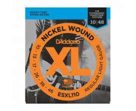 D'ADDARIO ESXL110 DOUBLE BOULES LIGHT 10-13-17-26 D'ADDARIO ESXL110 DOUBLE BOULES LIGHT 10-13-17-26