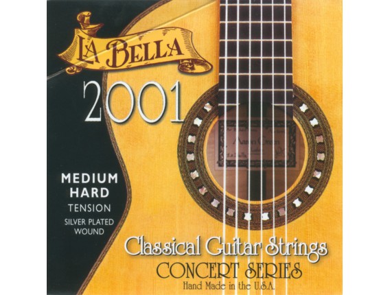 LA BELLA 2001 Jeu de Cordes Guitare Classique - Medium