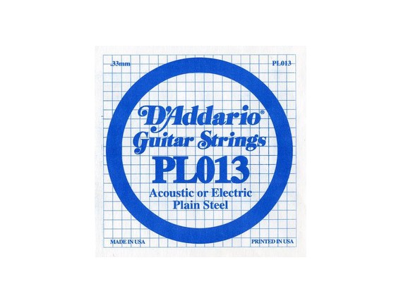 D'ADDARIO PL013 013 ACIER PLEIN