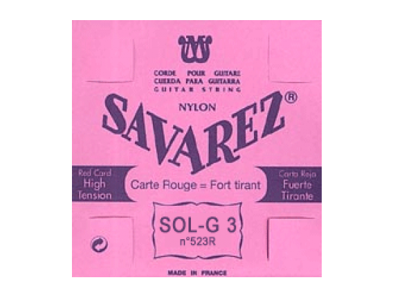 SAVAREZ - 523R Sol 3ème Rouge, Nylon Rectifié