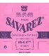 SAVAREZ - 526R Mi 6ème Rouge, Filé étal Argenté