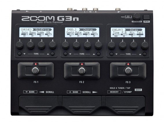 ZOOM G3n - Multi-effets Guitare avec interface audio USB