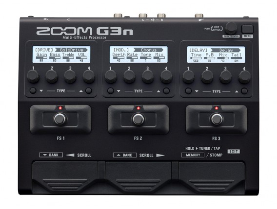 ZOOM G3n - Multi-effets Guitare avec interface audio USB